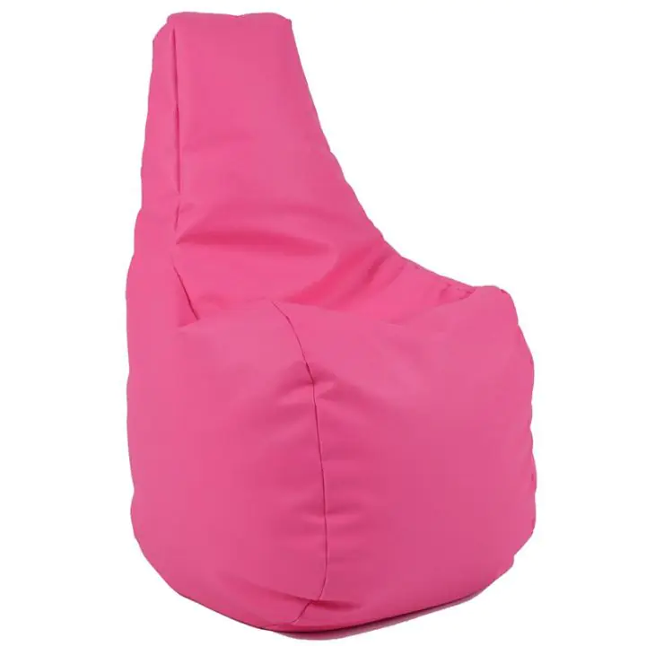 Пуф, стол за деца 2-8 г., 120л. Sunlounger Junior - Roz, Еко кожа, Пълнеж от Полистиролни перли