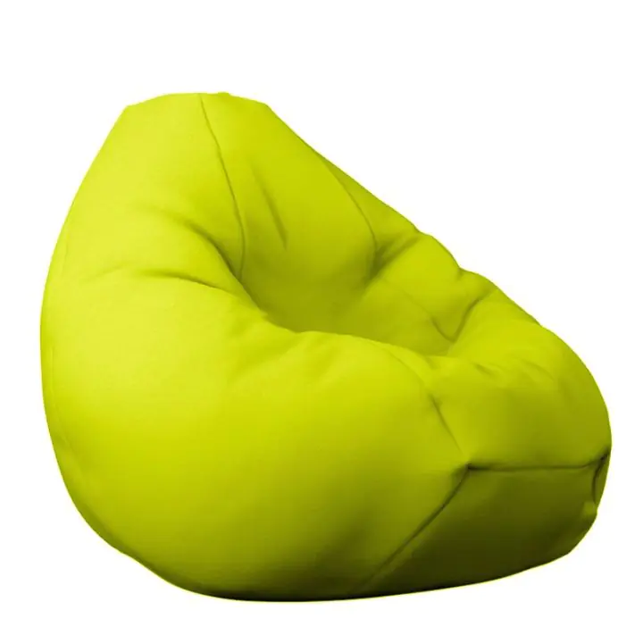 Пуф, круша, 320л., Nirvana Grande - Teteron Green neon, За открито, Перящ се калъф, Пълнеж от Полистиролни перли, 8325