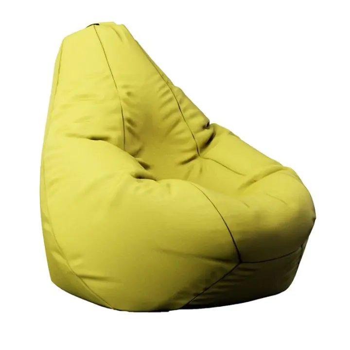 Пуф, круша, 220л., Nirvana Hobbit - Panama Olive, Водоустойчив, Перящ се калъф, Пълнеж от Полистиролни перли