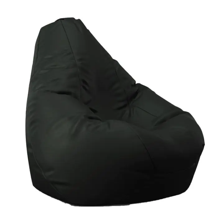 Пуф, круша, 220л., Nirvana Hobbit - Back 2 black, PU кожа, Пълнеж от Полистиролни перли