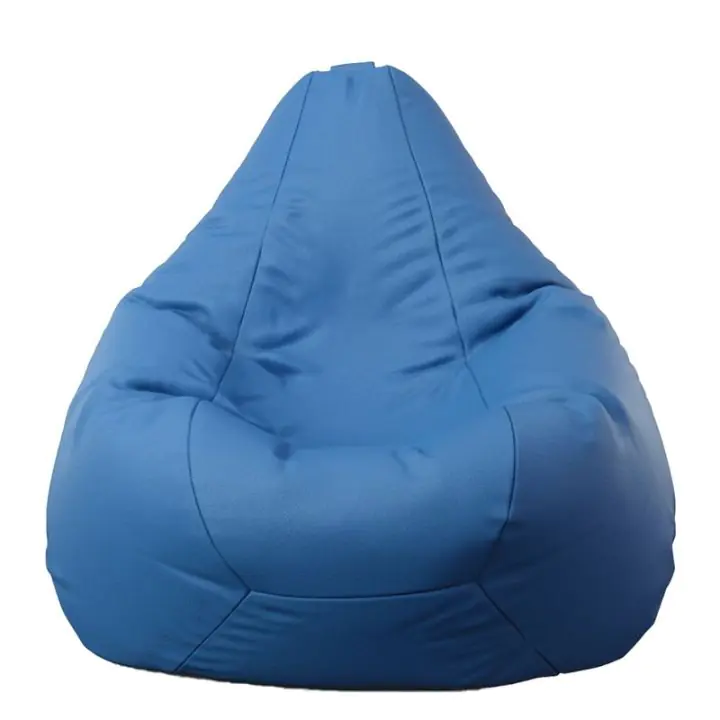 Калъф за пуф круша, 220л., Nirvana Hobbit - Blue, (Не съдържа пълнеж), Еко кожа, 8681