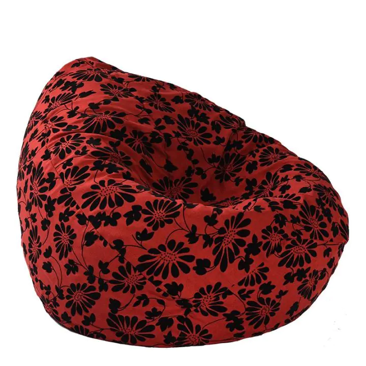 Калъф за пуф круша, 320л., Nirvana Grande - Poppy, (Не съдържа пълнеж), Гама Premium, 8640