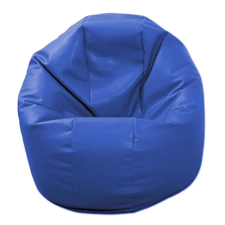 Калъф за пуф, 210л., Relaxo - Blue, (Не съдържа пълнеж), Еко кожа, 8853