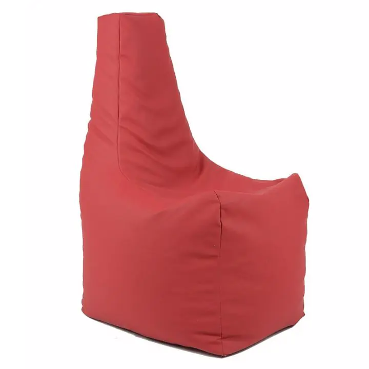 Пуф, стол, 210л., Sunlounger - Bordo, Еко кожа, Пълнеж от полистиролни перли