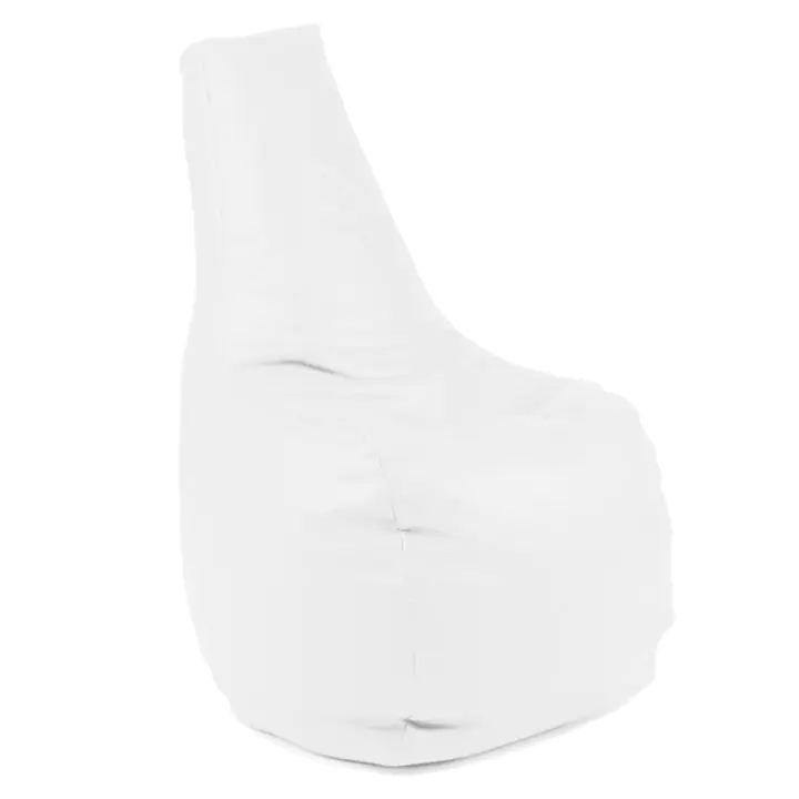 Пуф, стол, 210л., Sunlounger - White, PU кожа, Пълнеж от полистиролни перли