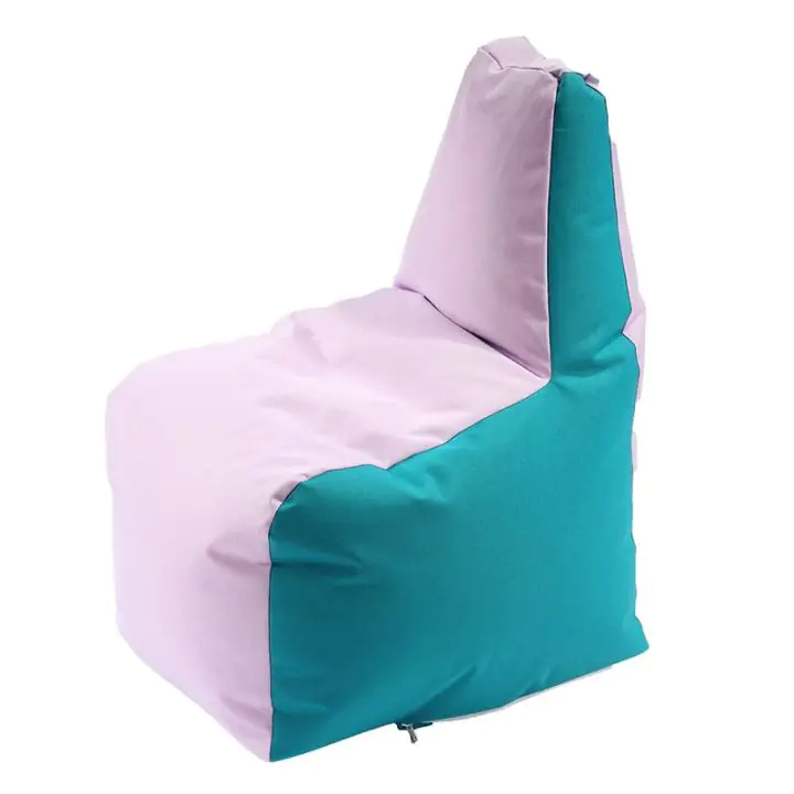 Пуф, стол за деца 2-8 г., 120л. Sunlounger Junior - Panama Pink Clouds, Водоустойчив, Перящ се калъф, Пълнеж от Полистиролни перли, 8373