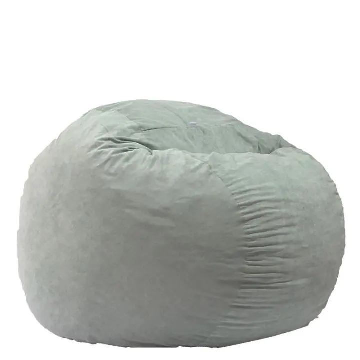 Пуф, Барбарон, 600л., King Size - Light Mint, Перящ се калъф, Трансформира се в легло, Пълнеж с микс от мемори пяна и дунапрен, Гама Premium