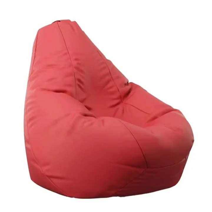 Калъф за пуф круша, 220л., Nirvana Hobbit - Intense Red, (Не съдържа пълнеж), PU кожа, 8729