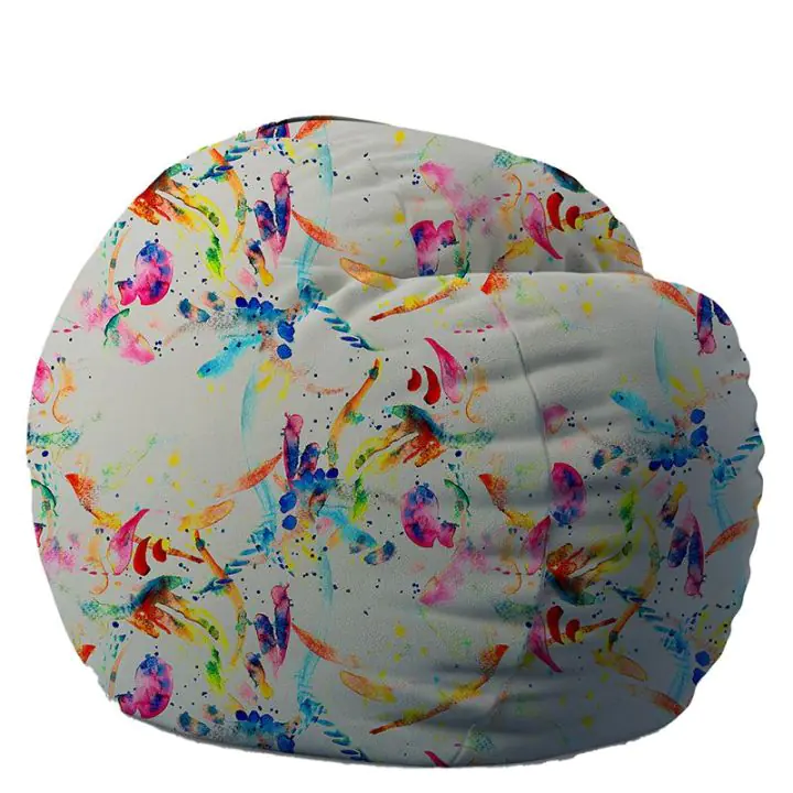 Барбарон 600л. King Size, Culori Jucause, Перящ се калъф, Пълнеж с микс от мемори пяна и дунапрен, Принт, (16488)