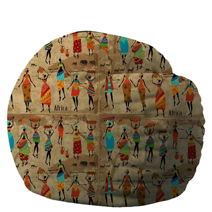 Барбарон 600л. King Size, Cuz This is Africa, Перящ се калъф, Пълнеж с микс от мемори пяна и дунапрен, Принт, (16492)