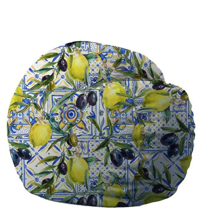 Барбарон 400л. Matusalem, Mediterranean Vibe, Перящ се калъф, Подходящ за деца, Пълнеж с микс от мемори пяна и дунапрен, принт, (16930)