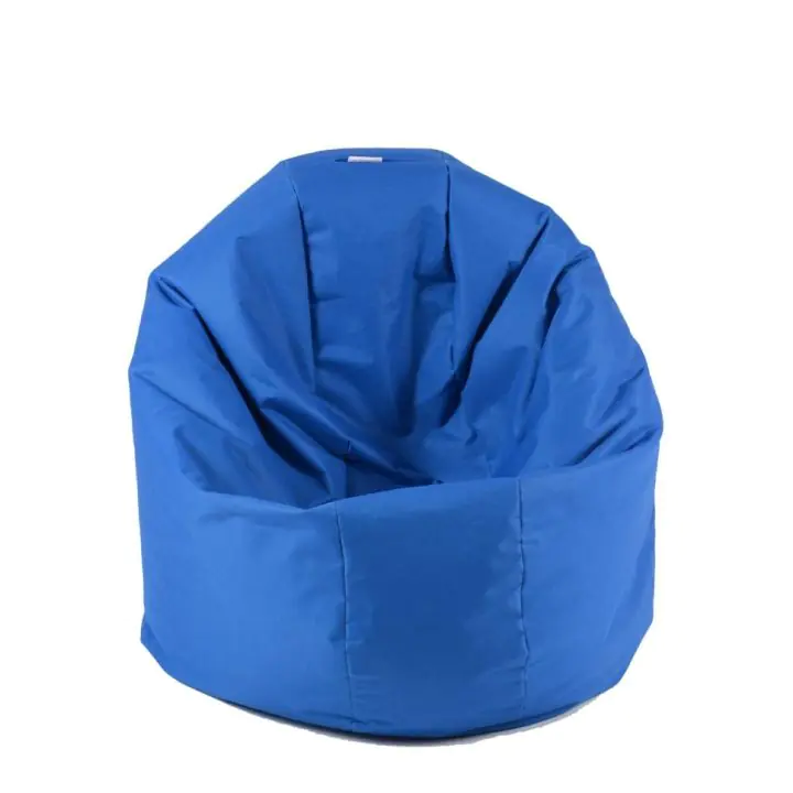 Пуф 330л., Relaxo XL - Electric blue, Водоустойчив, Перящ се калъф, Пълнеж от полистиролни перли