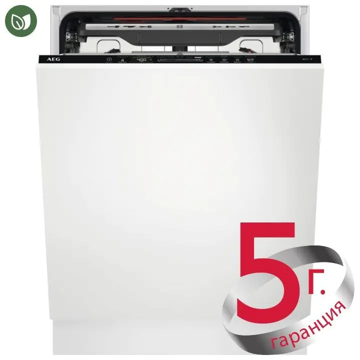 Съдомиялна за вграждане AEG FSE75768P, 14 комплекта, Wi-Fi, Air Dry, Auto Sense, Бял, (21769)