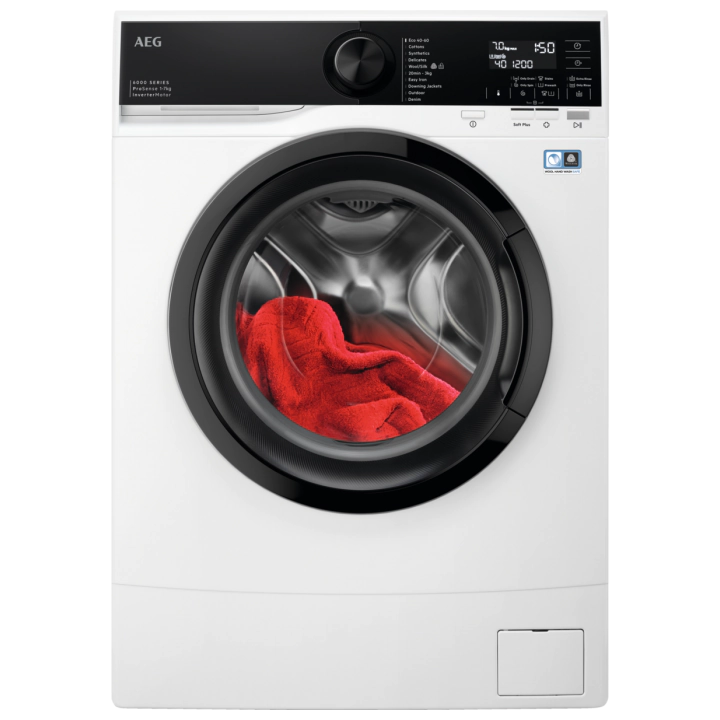 Слим пералня AEG LSR6E27DE, 7 кг, 1200 об./мин., Бял, (21815)