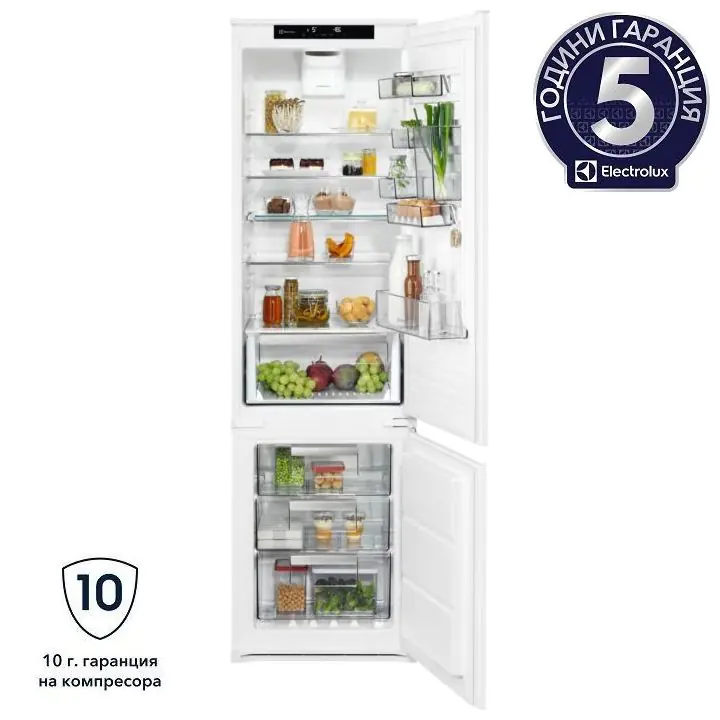Комбиниран хладилник с фризер за вграждане ELECTROLUX ENS8TE19S, (21898)
