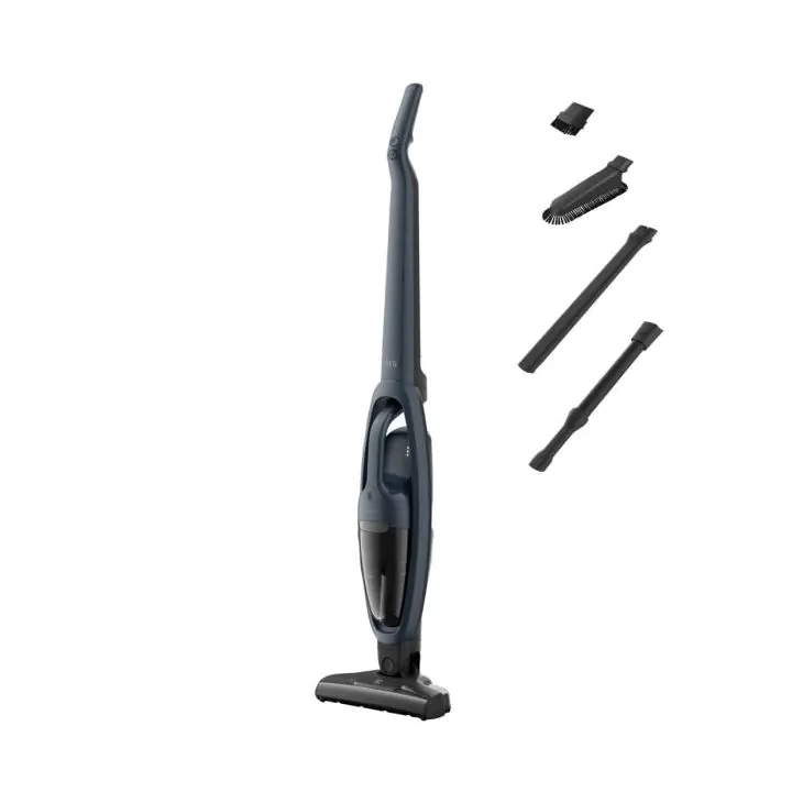 Безкабелна прахосмукачка стик AEG AS31CB18DB, Автономия до 45 мин, Батерия Li-ion, Миещ се филтър, Син, (22021)