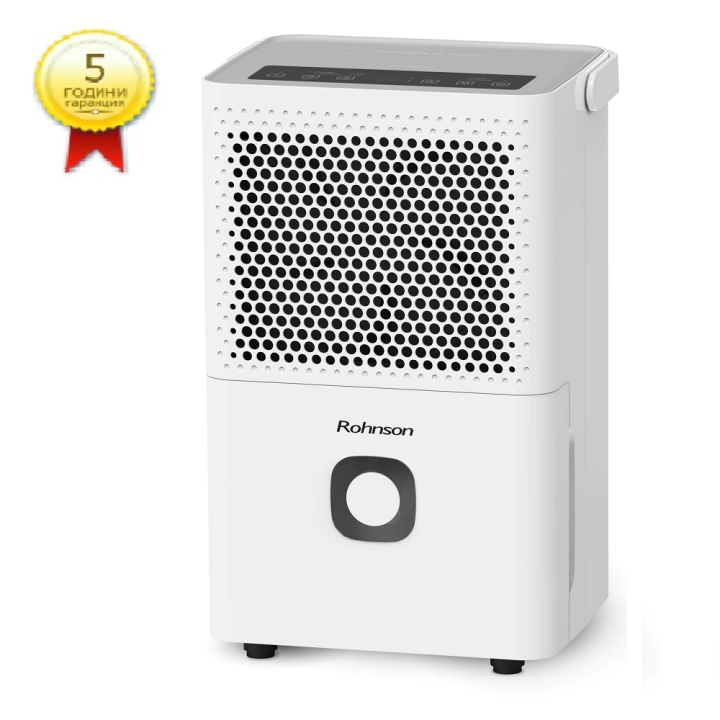 Обезвлажнител Rohnson R-91110, 145W, До 45 кв.м., HEPA филтър, Бял, (16673)