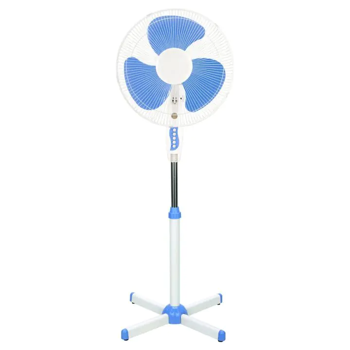 Вентилатор LAMARQUE LF-3319, 16 инча, 40W, бял/син, (16463)