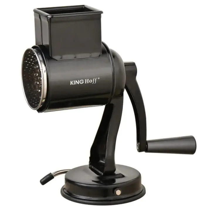 Ръчно ренде с 5 сменяеми приставки Kinghoff KH 1951, Неръждаема стомана, Черен, (35946019)