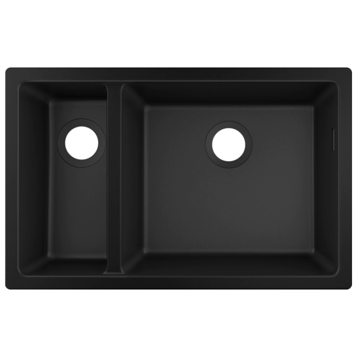 Кухненска мивка за монтаж под плот hansgrohe S510-U635-Graphiteblack, (21937)