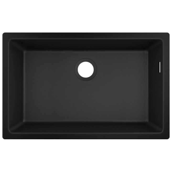 Кухненска мивка за монтаж под плот hansgrohe S510-U660-Graphiteblack, (21932)
