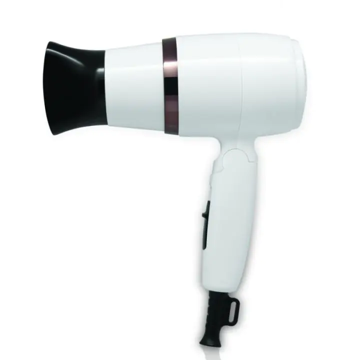 Сешоар Rosberg R51100J, 1600W, Сгъваем, Студен въздух, 3 нива, Бял/златист, (55R51100JW)