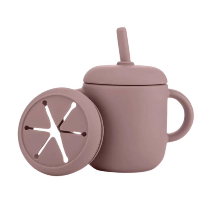 Силиконова чаша 2в1 Reer, Розова, 25064, (35944688)