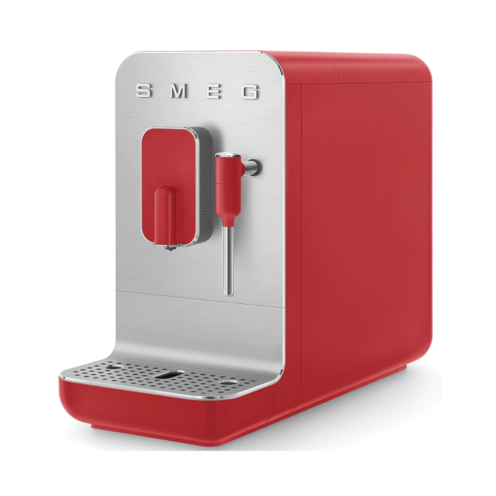 Автоматична еспресо кафемашина SMEG BCC02RDMEU, 50s Style, 19 бара, 1350W, (19931)