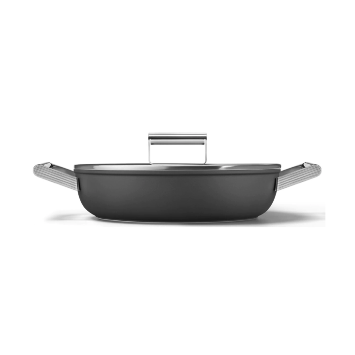 Касерола SMEG CKFD2811BLM, 50s Style, Диаметър 28 см., Обем 3.7 л., (20042)