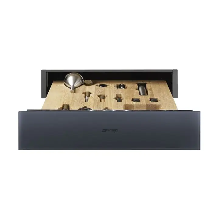 Чекмедже за вграждане SMEG CPS115G с 13 атрибута за вино, Серия Linea, Нептуново сиво, (20055)