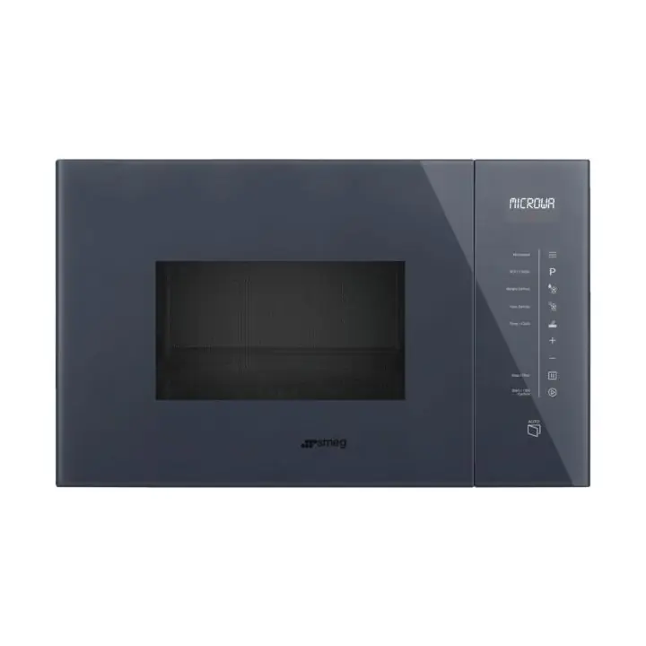 Микровълнова за вграждане SMEG FMI125G, Серия Linea, 25 литра, Нептуново сиво стъкло, (19689)