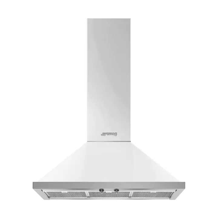 Аспиратор за монтаж на стена SMEG KPF9WH, Серия Portofino, 90 см, за монтаж на стена, Бял, (19517)