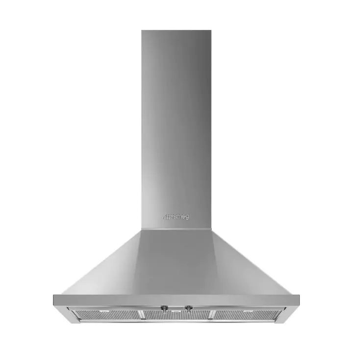 Аспиратор SMEG KPF9X, Серия Portofino, 90 см, за монтаж на стена, Неръждаема стомана, (19495)