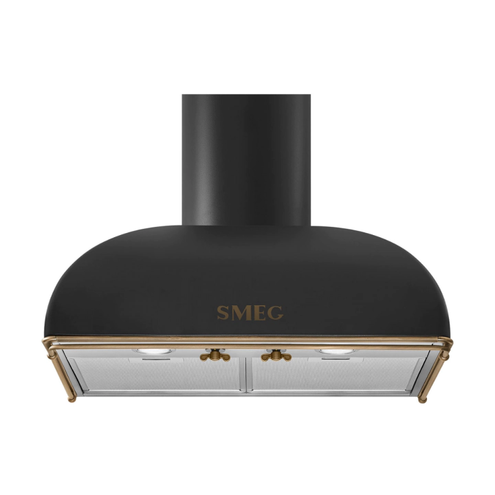 Аспиратор SMEG KS59AOE2, Серия Coloniale, 60 см, за монтаж на стена, Антрацит, (19462)