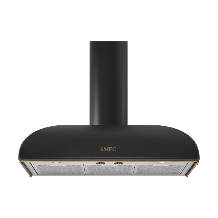 Аспиратор SMEG KS89AOE, Серия Coloniale, 90 см, за монтаж на стена, Антрацит, (19463)