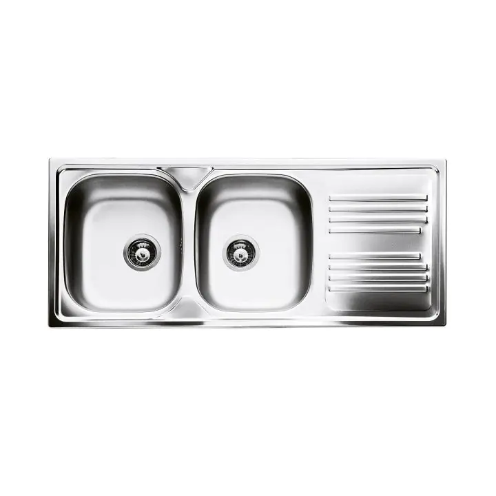 Мивка за над плот SMEG LYP116D, Серия Omni, 116 см, Две корита, (19763)