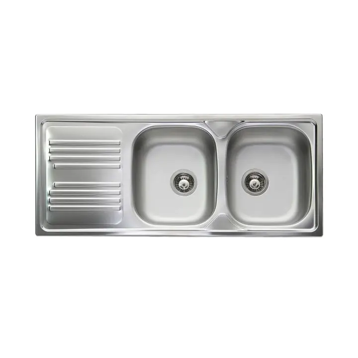 Мивка за над плот SMEG LYP116S, Серия Omni, 116 см, Две корита, (19762)