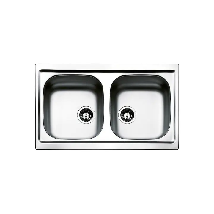 Мивка за над плот SMEG LYP792, Серия Omni, 79 см, Две корита, (19768)