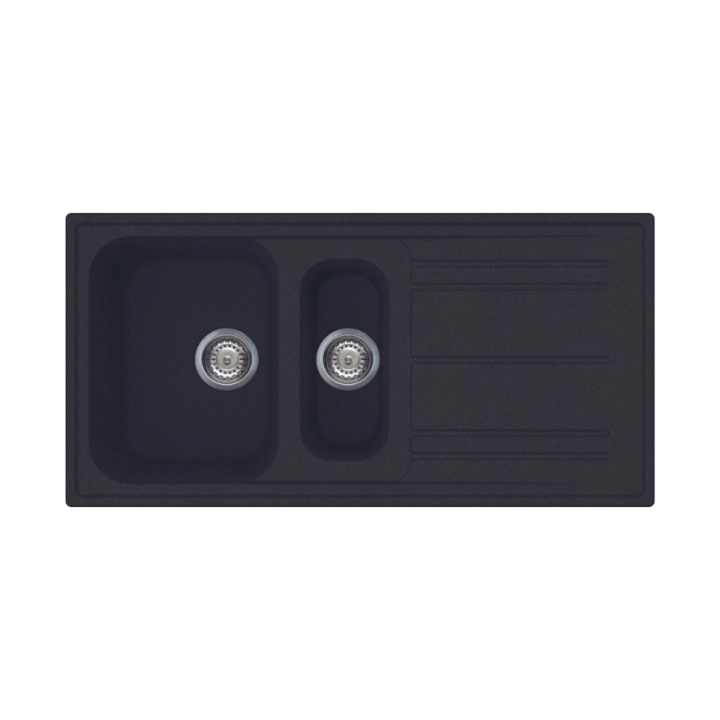 Мивка за монтаж в плот SMEG LZ102A2, Серия Rigae, 100 см, Две корита, (19799)