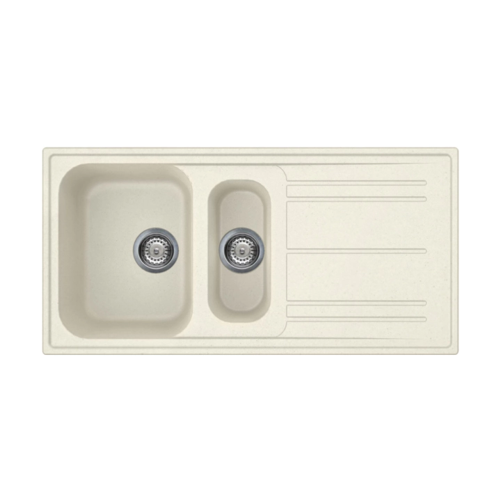 Мивка за монтаж в плот SMEG LZ102P, Серия Rigae, 100 см, Две корита, (19791)