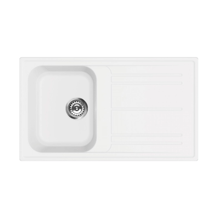 Мивка за монтаж в плот SMEG LZ861B, Серия Rigae, 86 см, Едно корито, (19787)
