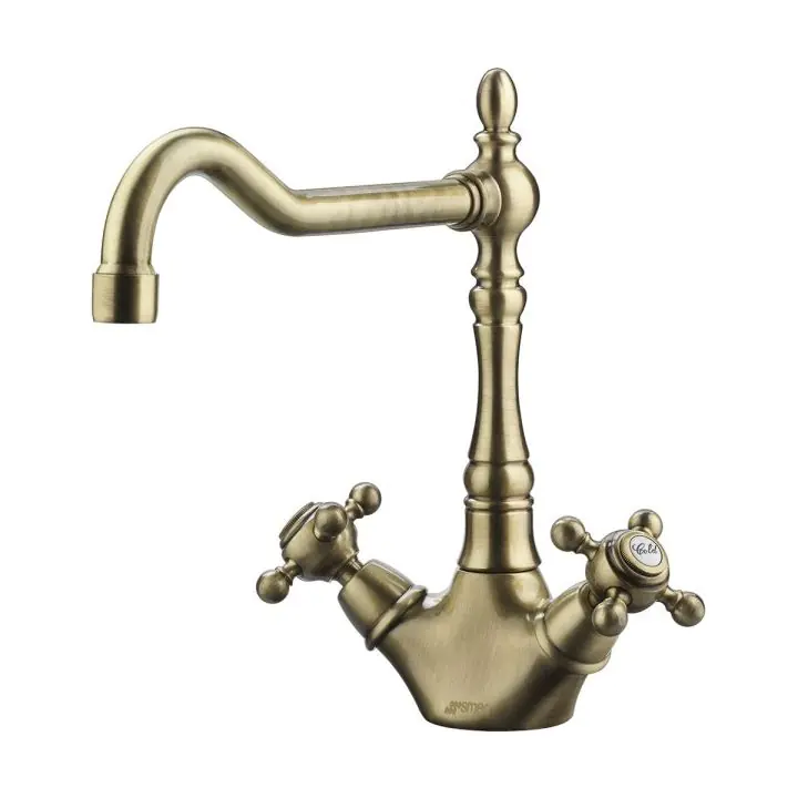 Ретро смесител SMEG MIR8O, Серия Coloniale, Месинг, (19807)