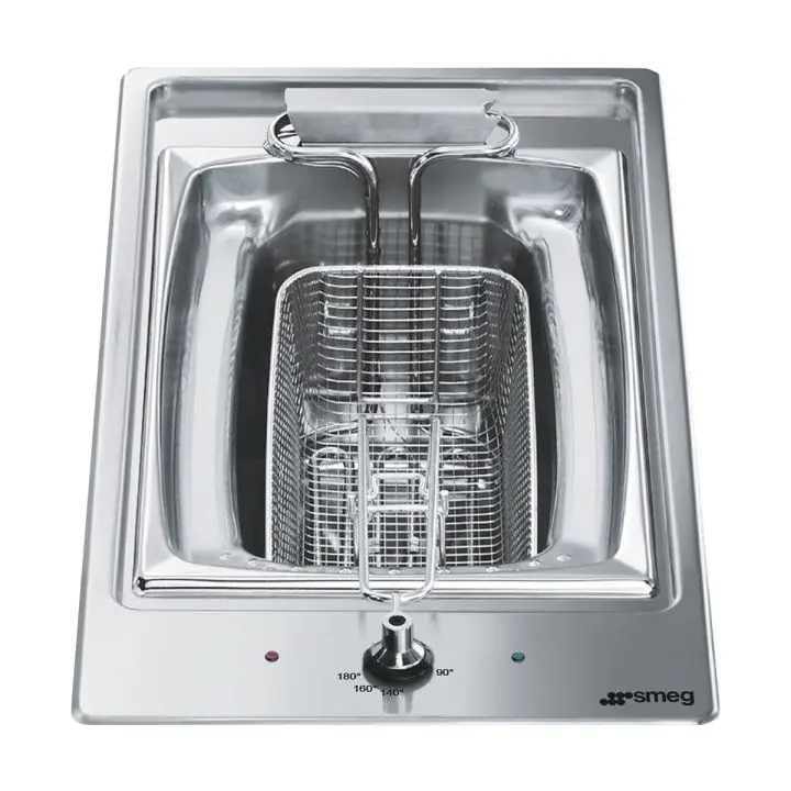 Фритюрник за вграждане SMEG PGF30F, Серия Classica, 30 см, Неръждаема стомана, (19424)