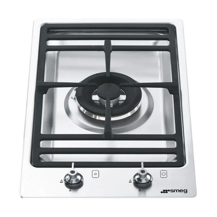 Газов плот за вграждане SMEG PGF31G-1, Серия Classica, 30 см, Неръждаема стомана, (19415)