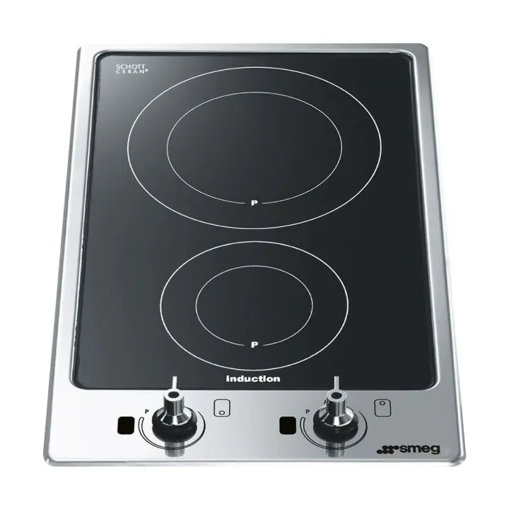 Индукционен плот за вграждане SMEG PGF32I-1, Серия Classica, 30 см, Неръждаема стомана, (19412)