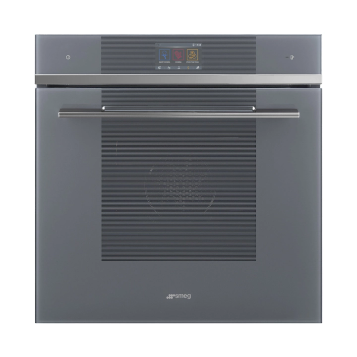 Фурна за вграждане SMEG SFP6104WTPS, Серия Linea, Енергиен клас А+, Сиво стъкло, (19377)