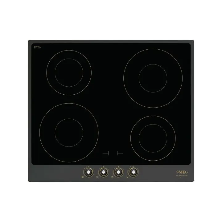Индукционнен плот SMEG SI764AOM, Серия Cortina, 60 см, Скосен ръб, (19385)