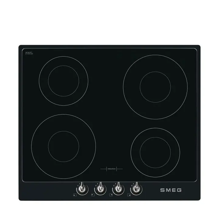 Индукционен плот SMEG SI964NM, Серия Victoria, 60 см, Черен, (19403)