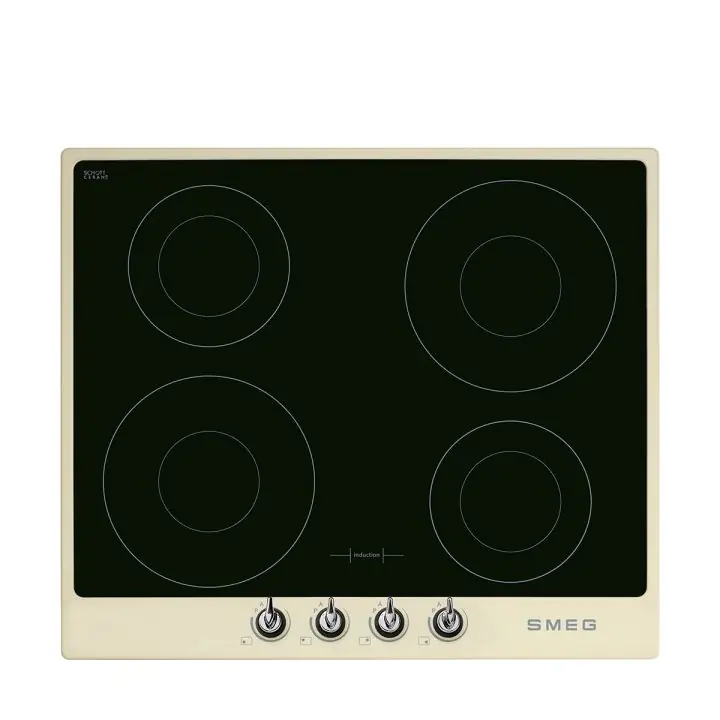 Индукционен плот SMEG SI964PM, Серия Victoria, 60 см, Крем, (19404)