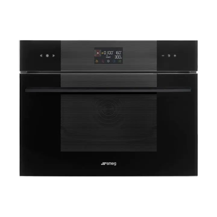 Комбинирана микровълнова за вграждане SMEG SO4102M1B3, Серия Linea, Платформа Galileo: Micro combi, (19372)